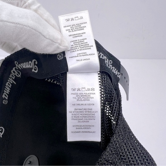 TOMMY BAHAMA CAP/HAT, MARLON FISH LOGO, BLACK COOL MESH,ADJUT STRAP, GREY COLOR - Picture 10 of 12